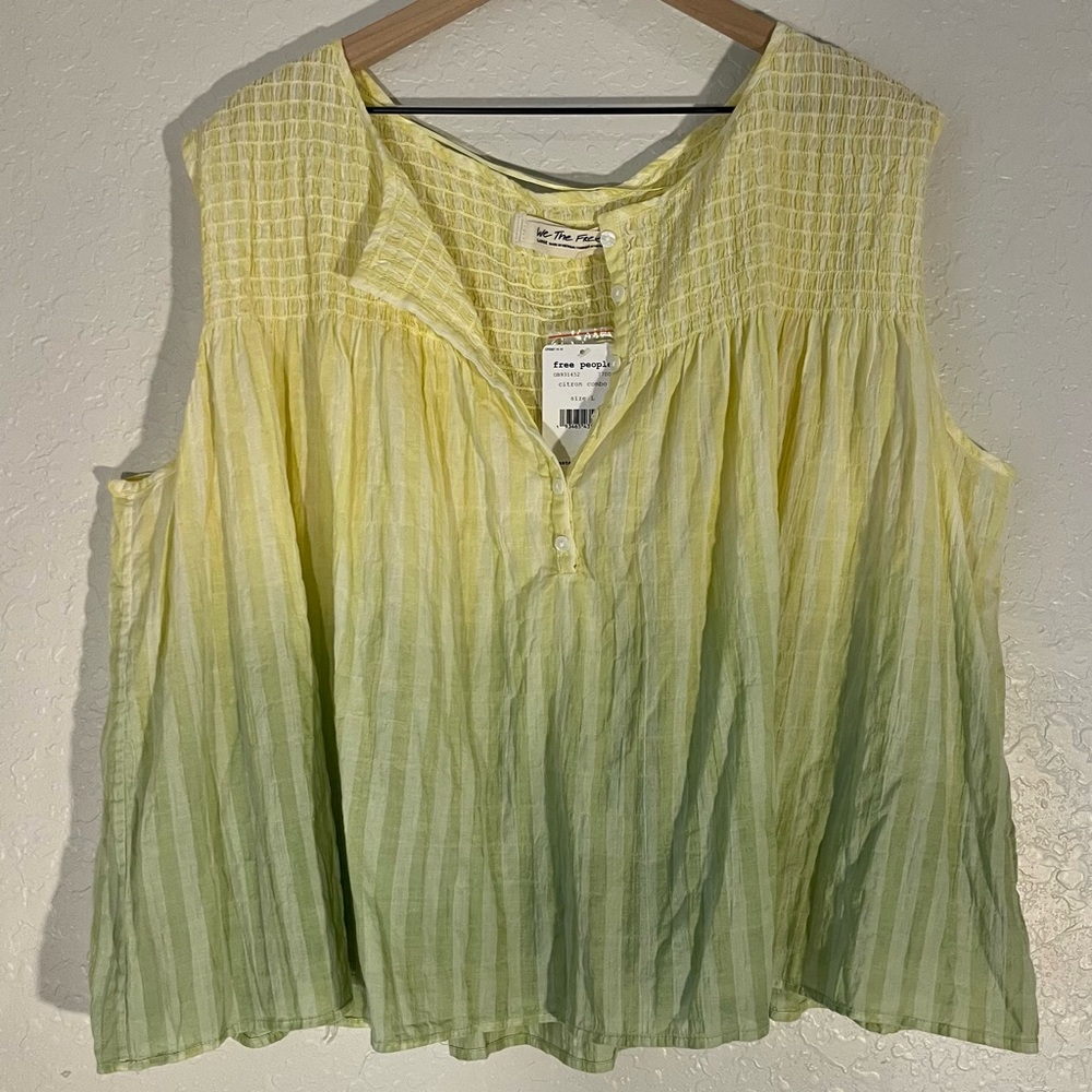 NWT FREE PEOPLE - Citron Combo - Size Large